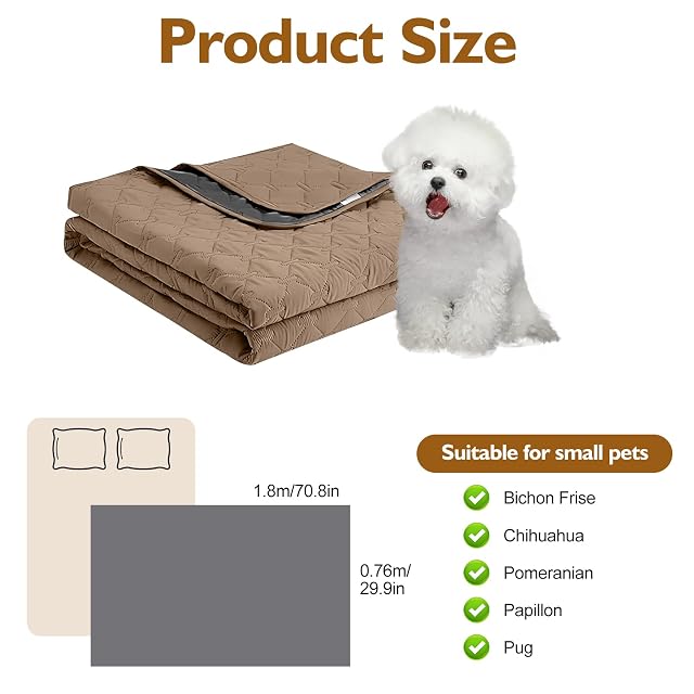 Foto 2 de 7 de Manta Impermeable Perro,Mantas para Perros,16 Estilos, Resistentes Y Duraderos, Adecuados para Proteger SofáS