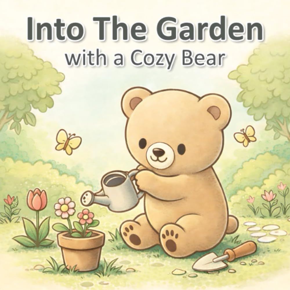 Into the Garden with a Cozy Bear: Cozy Bear Garden Scenes for Relaxation