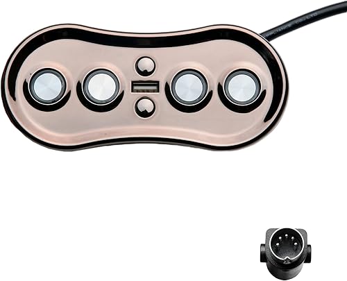 Miniatura 2 de Fruhdi Silla elevadora reclinable eléctrica Mulin 5 botones 5 pines control manual modelo MLSK46-C reemplazo con USB