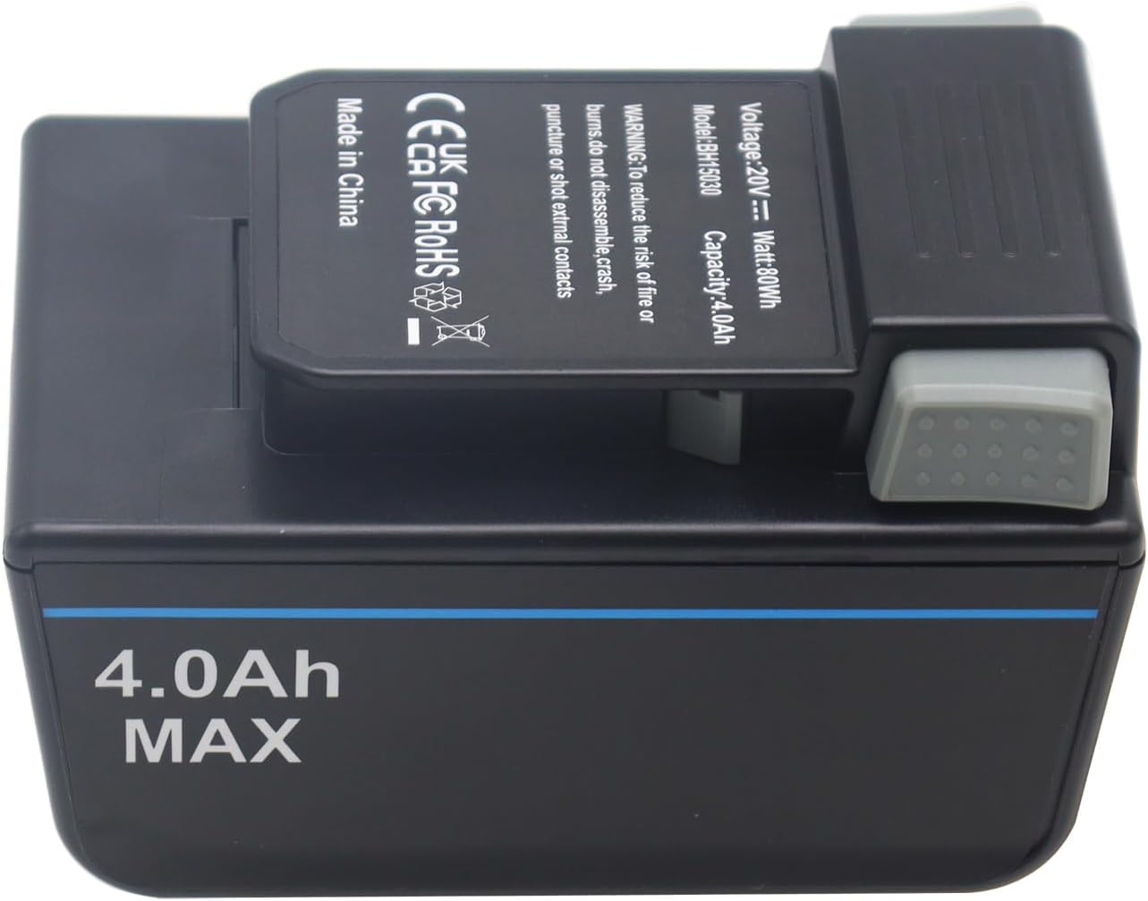 Replacement 4.0Ah 20V Lithium-ion Battery,Compatible with Hover Cordless Vacuum Cleaners, Hardfloor Cleaner,20V Battery Replacement for BH15030 BH25030 BH25040 BH15260PC BH15030PC2