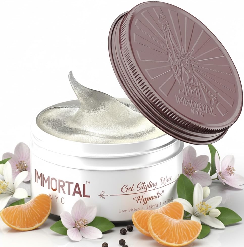 Amazon.com: Immortal NYC Hair GEL STYLING WAX - Hypnotic, Maximum