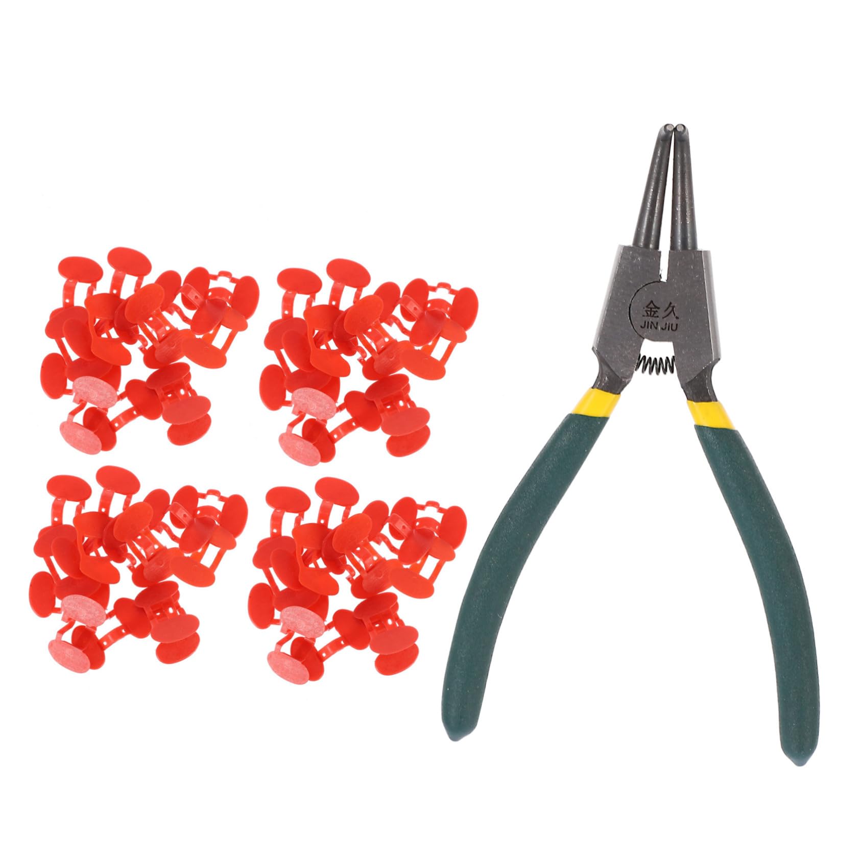 150x Hühner-Augenklappen Aus ABS – Anti-Pick-Bri Produktbild-Vorschau 3