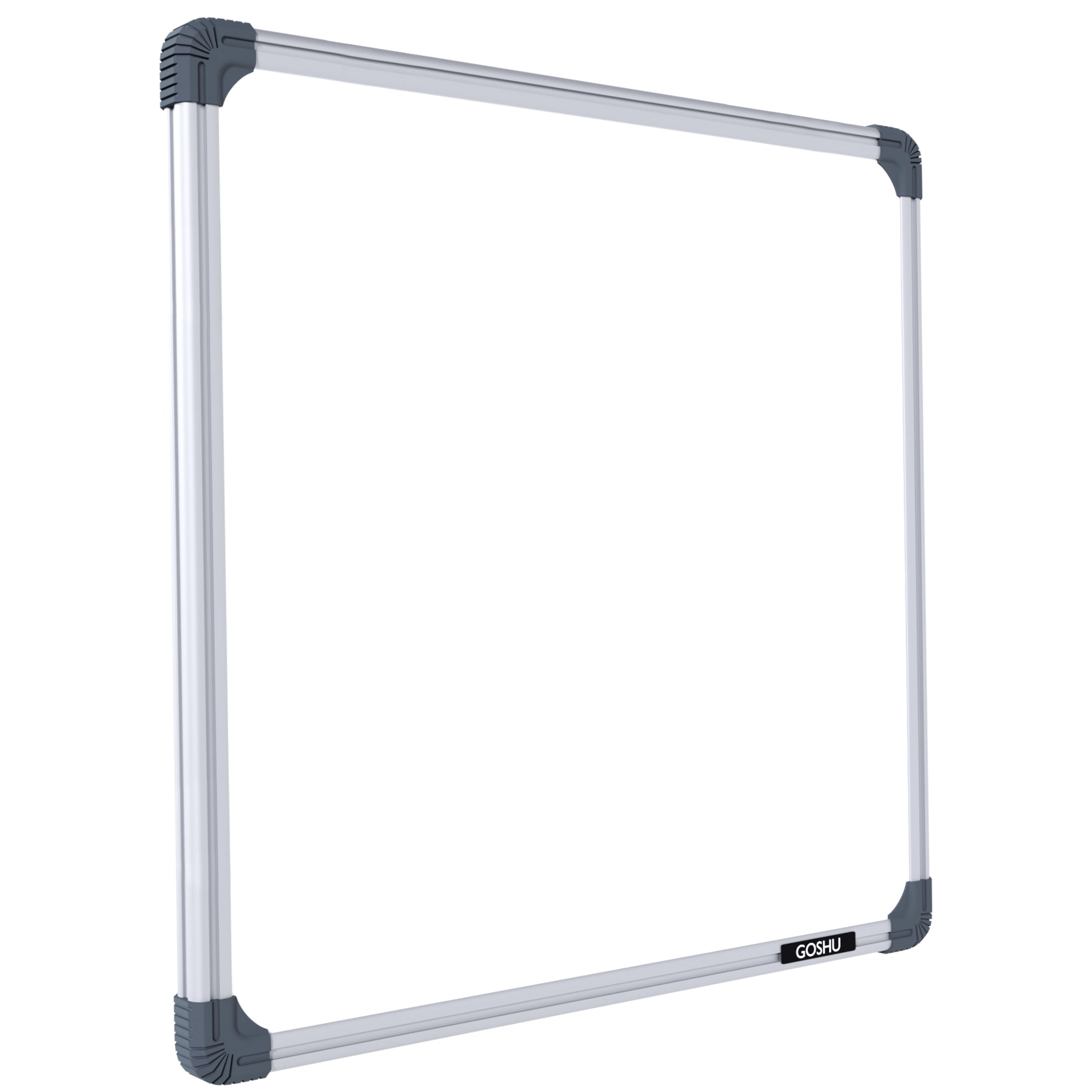 GOSHU Kids White Board 1x1 Feet | Double Sided Non-Magnetic Small Whiteboard for Drawing, Writing & Learning | Mini Dry Erase Board for Home, School & Study (Pack of 1)