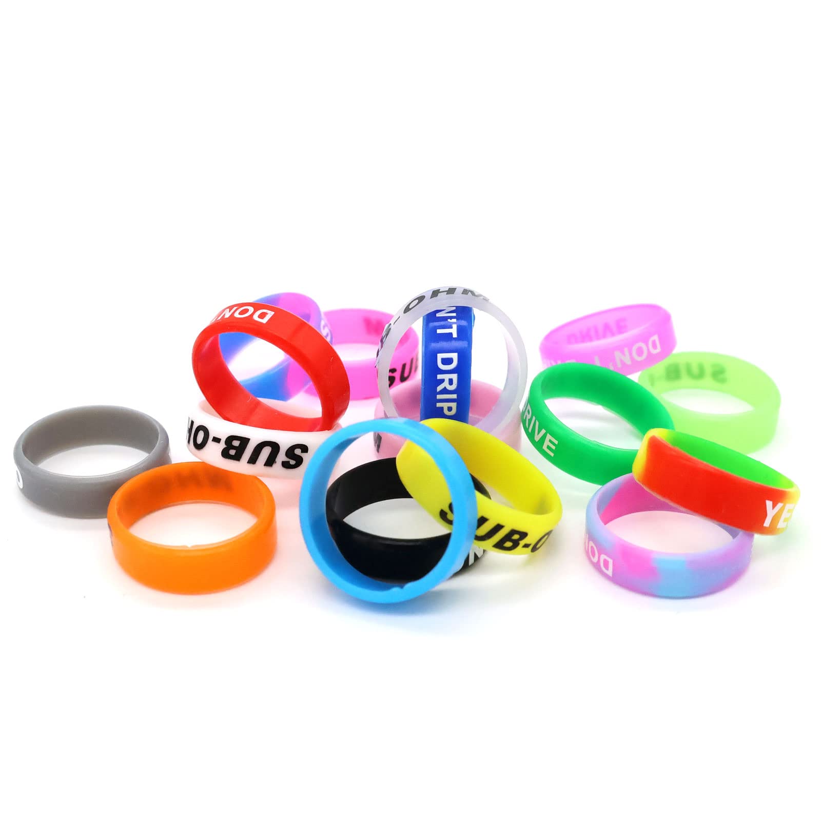 10 Stück Vape Rings Silicone Staubdicht Vape Ringe Silikon Anti Rutsch Band  für RDA RBA Tank Vapor Mechanische Mods, Zufälliges Design und Farbe (23 x  7 mm) : Amazon.de: Elektronik & Foto