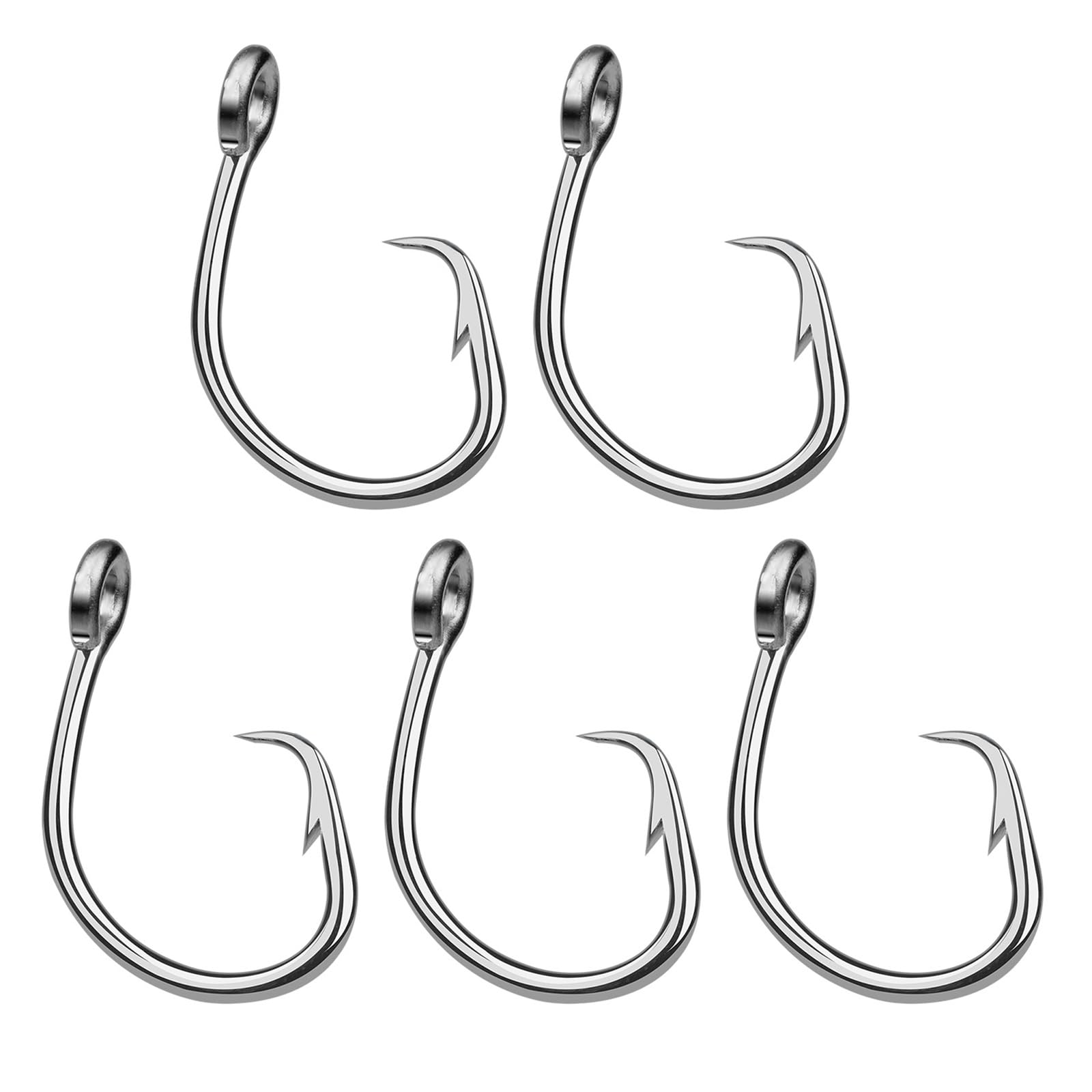 Buy NPXUAMTJ 5Pcs Big Game Fishing Hook Stainless Steel Big Game Hook