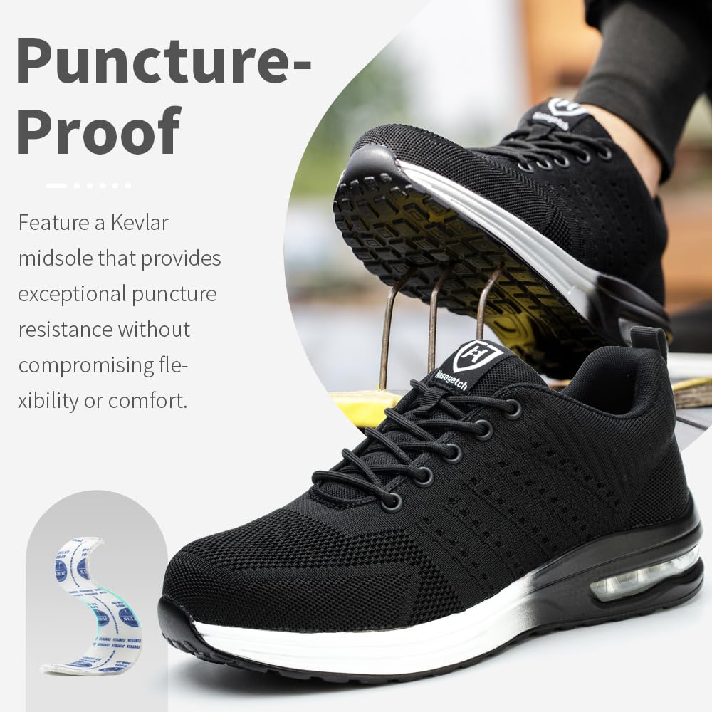 Scarpe Antinfortunistiche Uomo Donna Scarpe da Lavoroleggere Alte Comode Scarpe Sicurezza