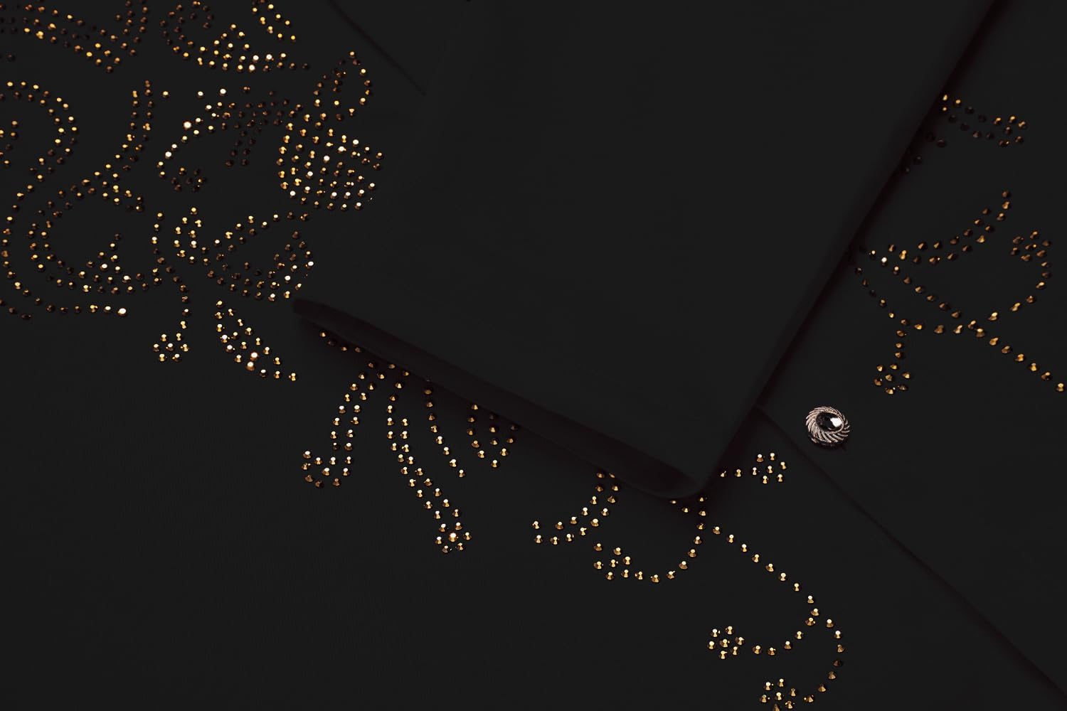 Mens African 2 Piece Set Glitter Rhinestone Traditional Suit Shiny Blingbling Sparkle Metallic Dashiki Shirt Pant Outfit - Image 5