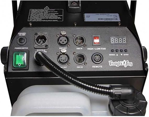 Froggy's Fog Boreas S4 High Output Snow Machine, 0-100% Variable Output Flake Size Control Snow Making Machine