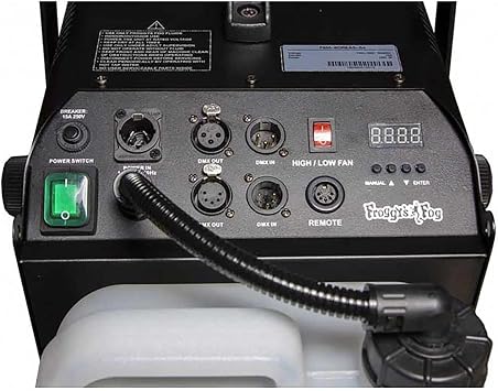 Froggy's Fog Boreas S4 High Output Snow Machine, 0-100% Variable Output Flake Size Control Snow Making Machine