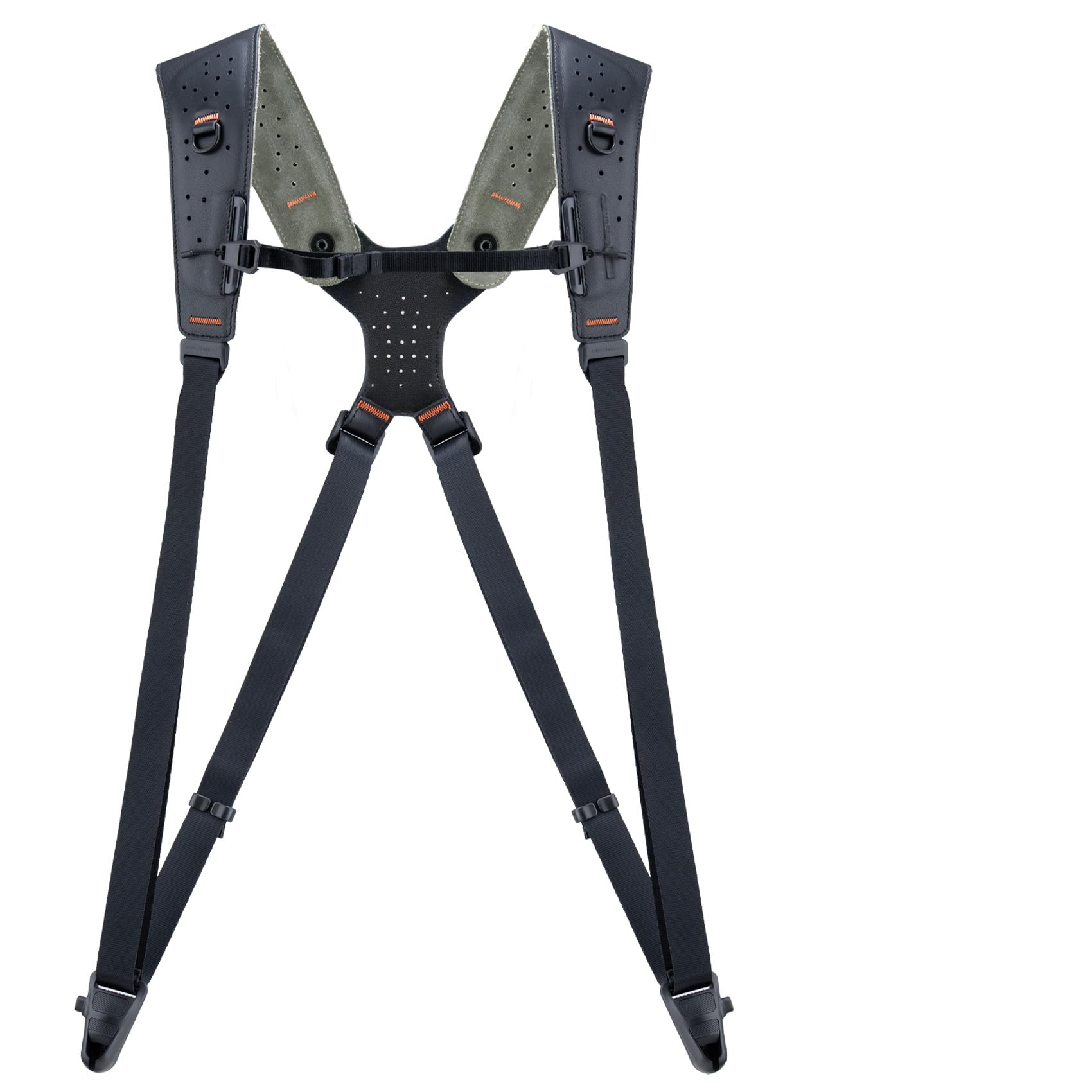 PGYTECH Sangle Appareil Photo Master, Harnais Double Épaule en Cuir pour 3 Caméras, Harnais d'Appareil Photo pour Photographes Professionnels, Sports/Faune/Mariage/Événements Sangles d'Appareil Photo