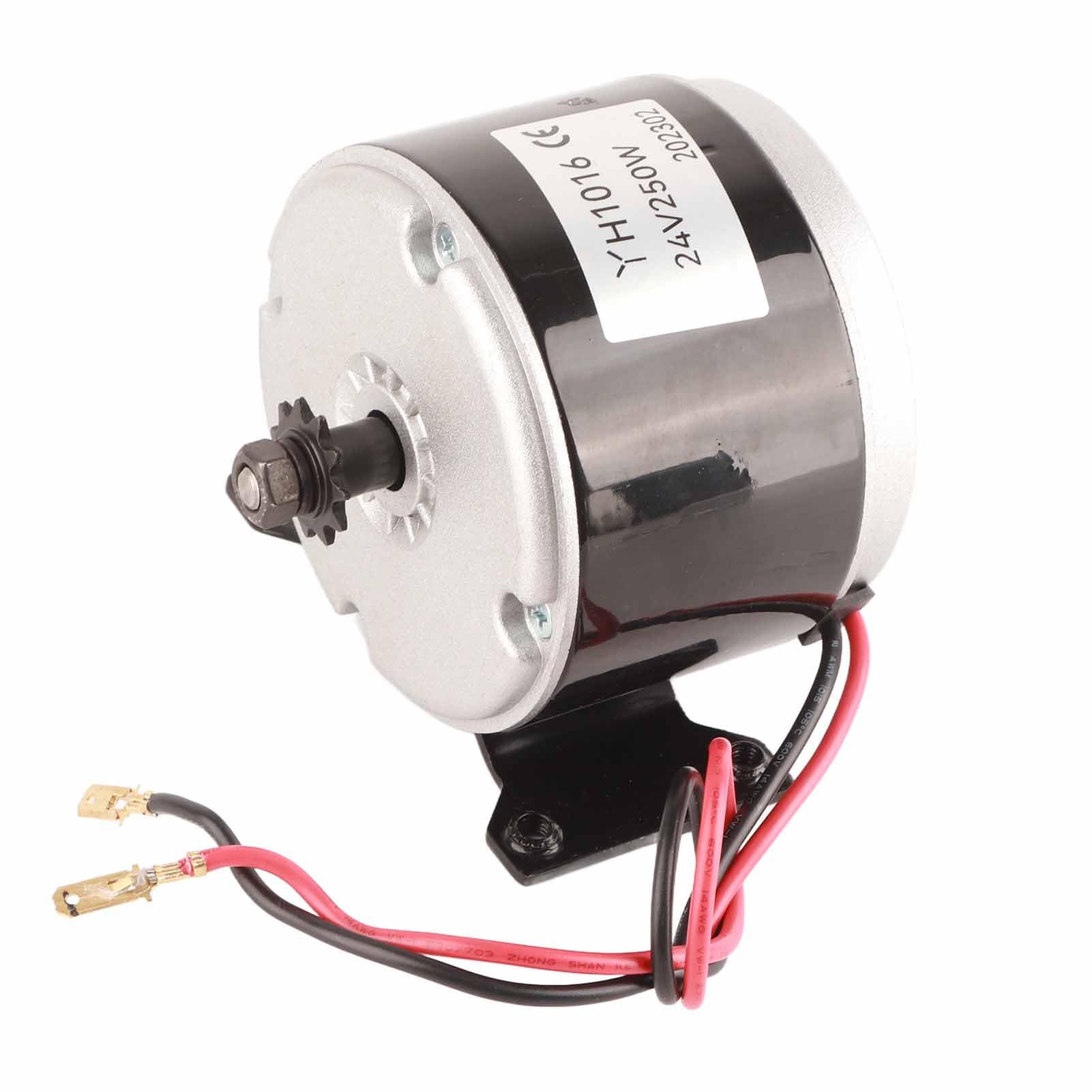 Motore Elettrico Spazzolato Ad Alta velocità 24V 250W 2750RPM Ideale per Fuoristrada Alluminio 1 Pezzo