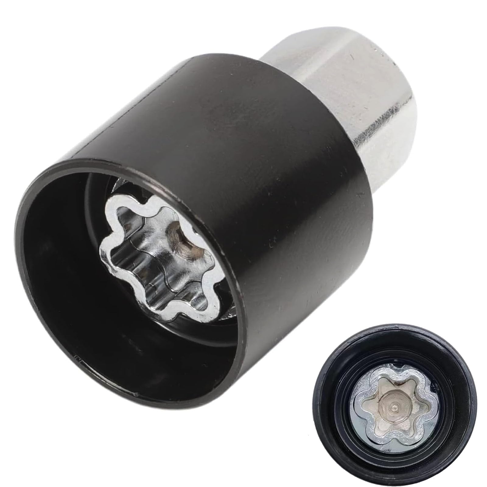 Écrou antivol de roue de voiture 198 ou V de rechange pour Opel Corsa Opel Vectra Merivia Zafir Saab GM Adam Noir