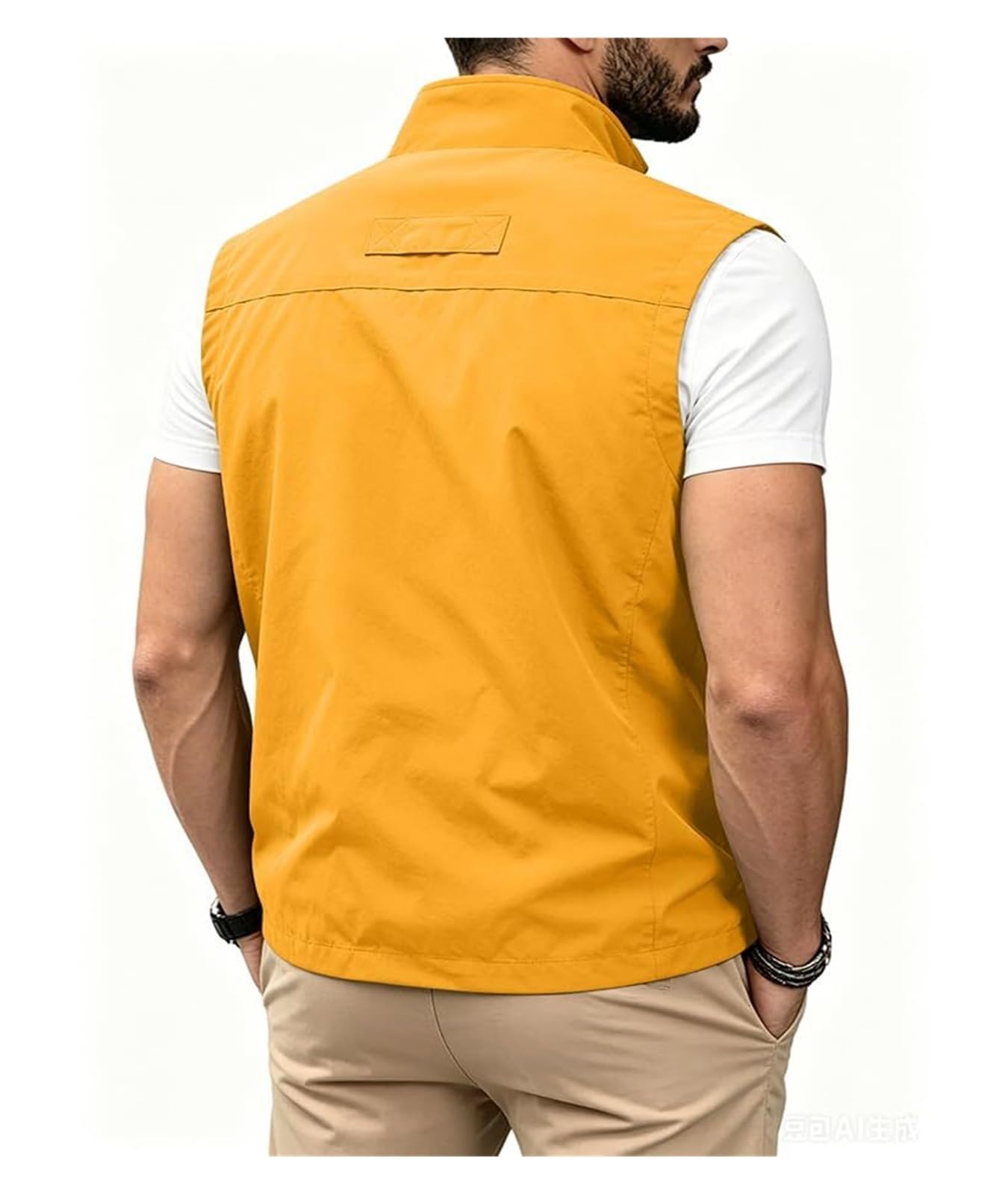 Męska kamizelka outdoorowa softshell, bez rękawów, do biegania, oddychająca
