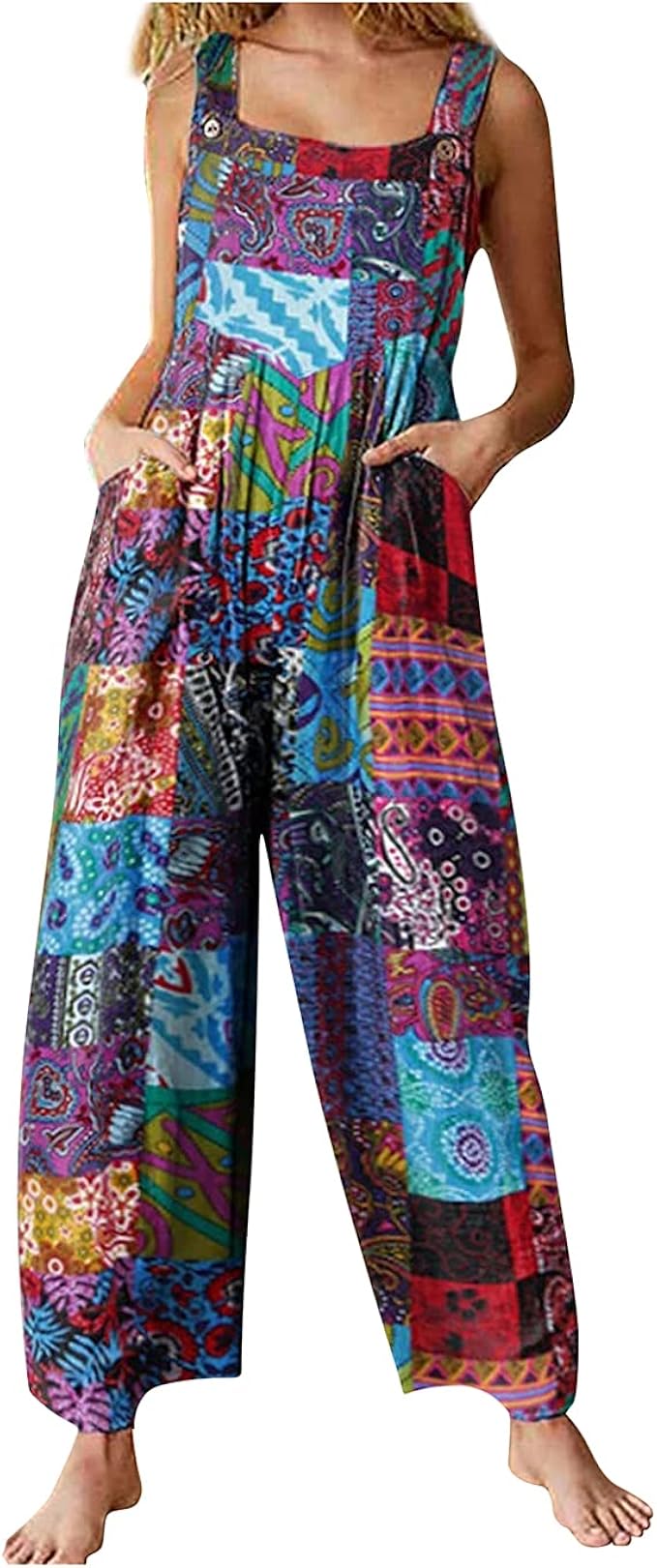 Tuta Estiva Per Bambina Senza Maniche - Stile Africano Dashiki Con Gatti | Per Feste, Carnevale - Foto 7