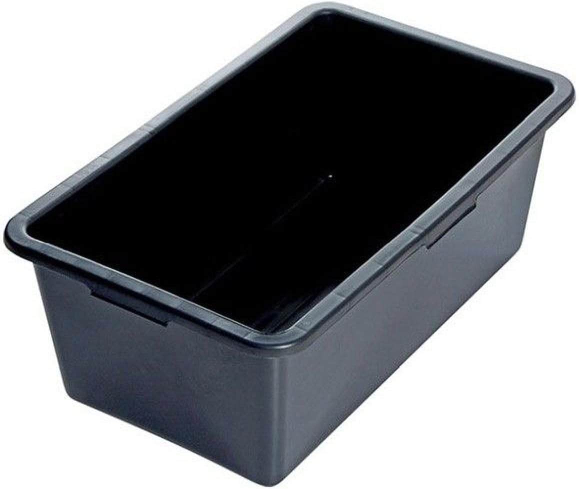 Set of 3 Builders Tub Mortar Bucket Box Heavy Duty 4 Reinforced Handles 60 L