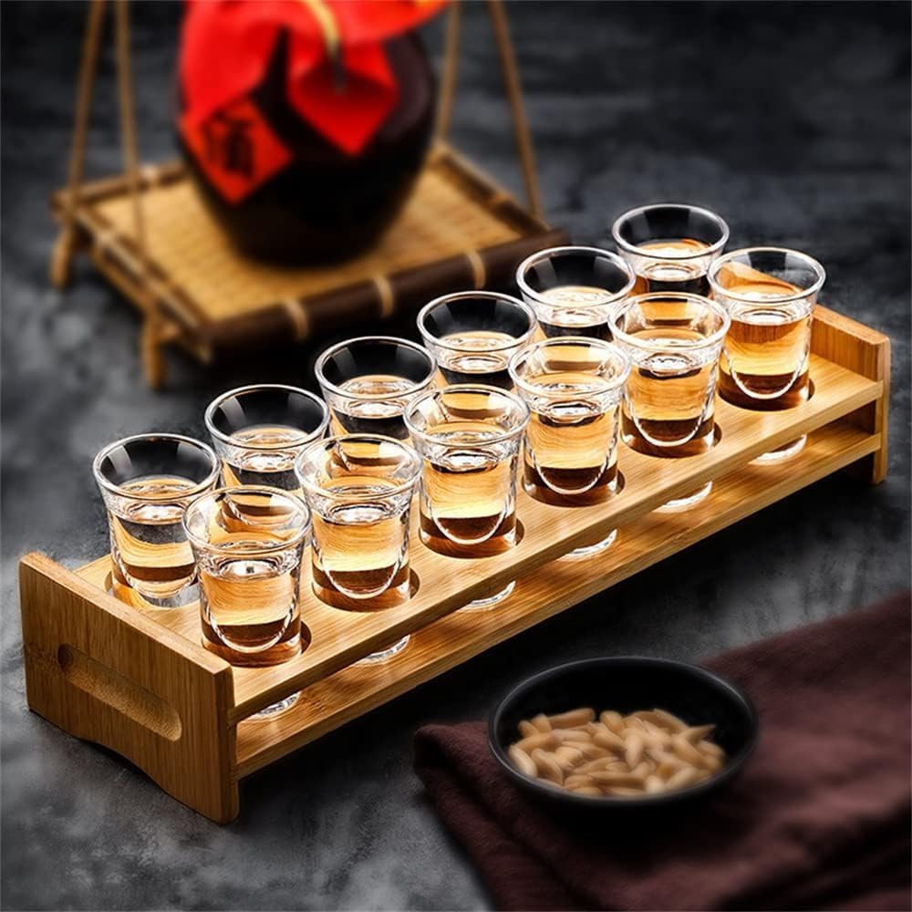 Amazon｜ショットグラス 6/12個クリアグラスセット 1オンス/ ショット