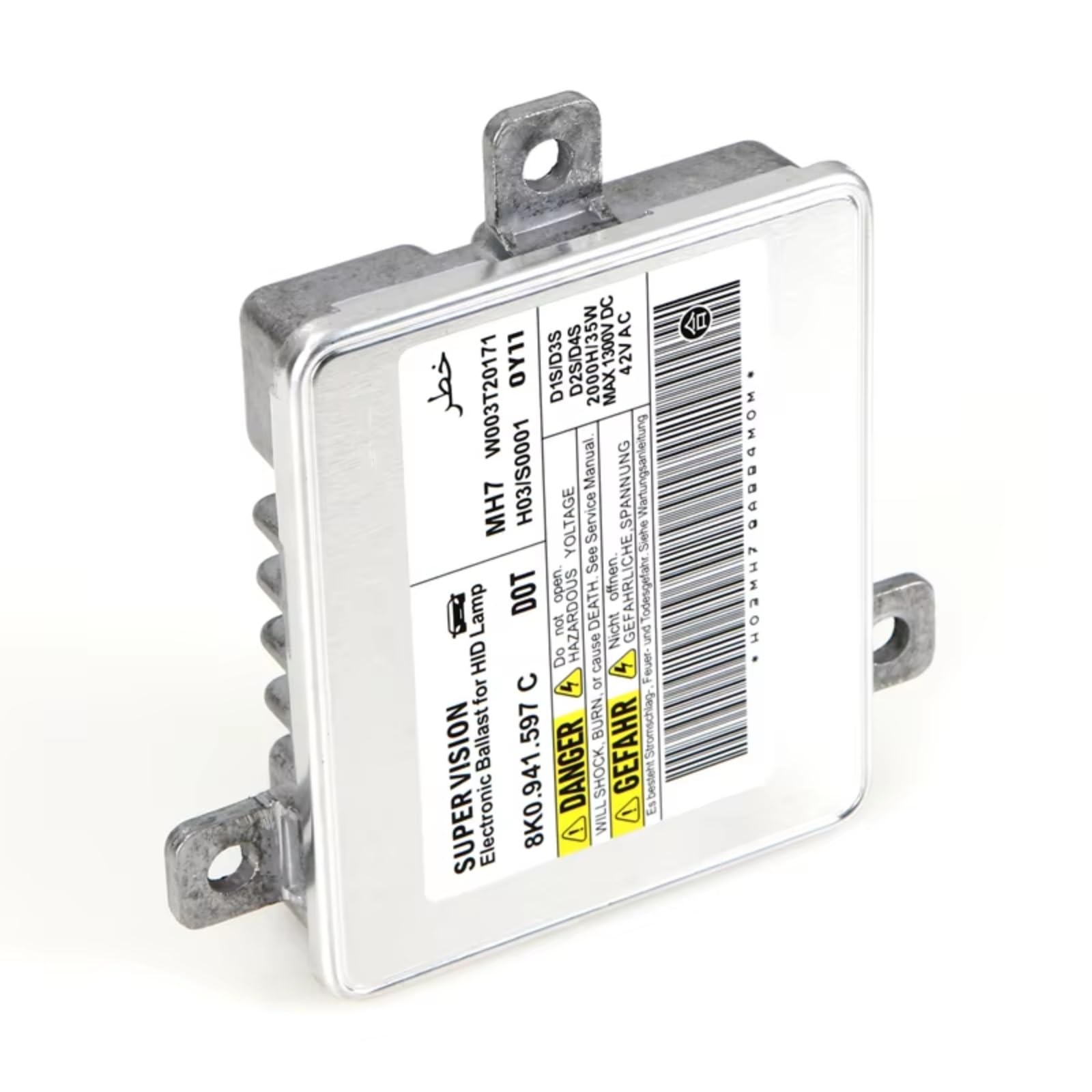 Xenon-Vorschaltgerät kompatibel mit A3 S3 2009-2013, A4 S4 2010-2014 und A5 S5 2008-2014 8K0941597C W003T20171 Autoscheinwerfer-Xenon-Vorschaltgerät