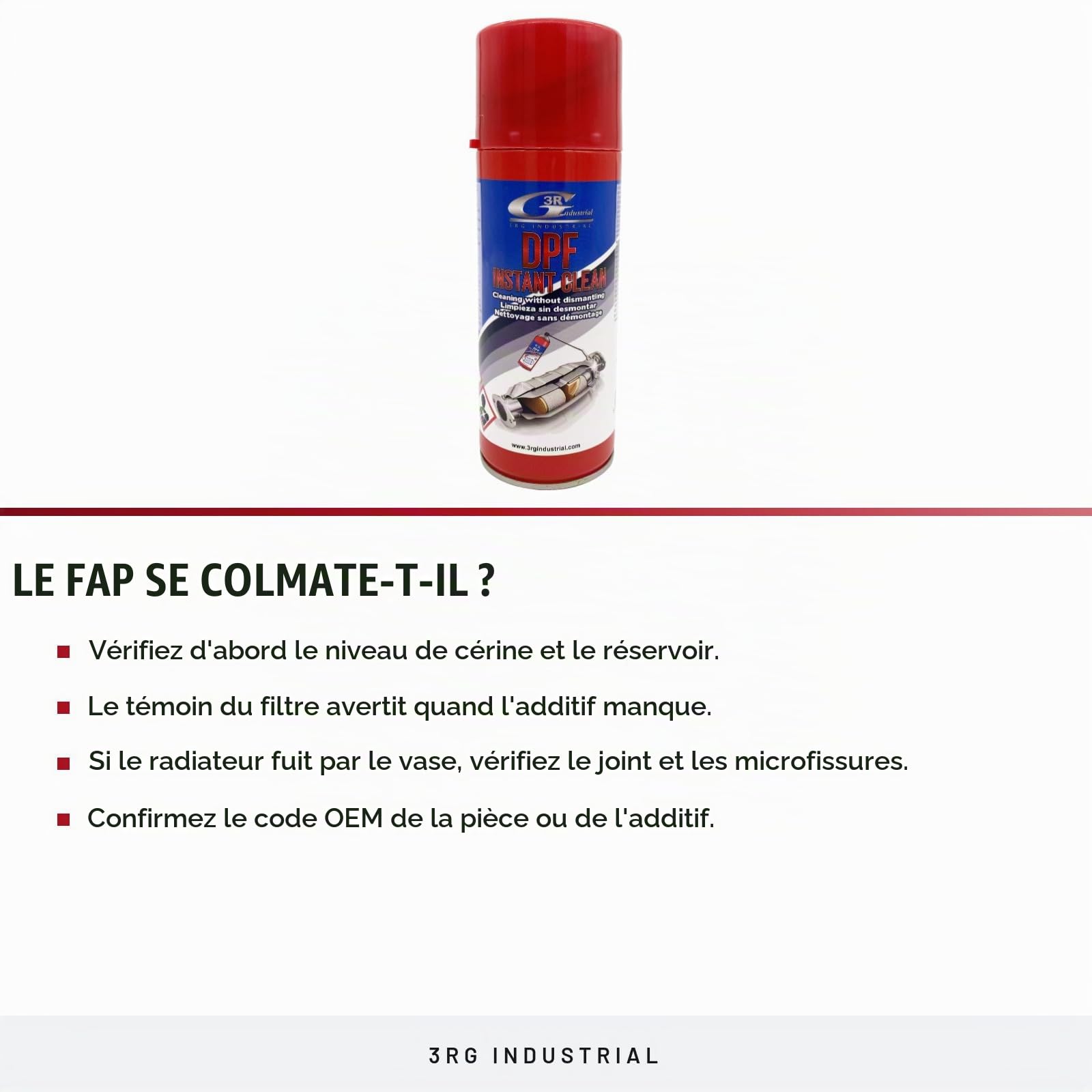 3RG INDUSTRIAL - Kit Reparation R�Servoir Fap Violet - OEM 1500CL - Pièces détachées pour voitures, moteurs et autres pièces de véhicules - Compatible avec de nombreux modèles de voitures et de motos.