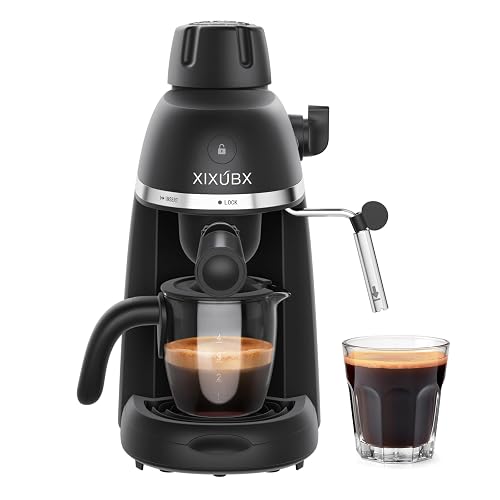 XIXUBX Compact Espresso & Cappuccino Machine 3.5 Bar