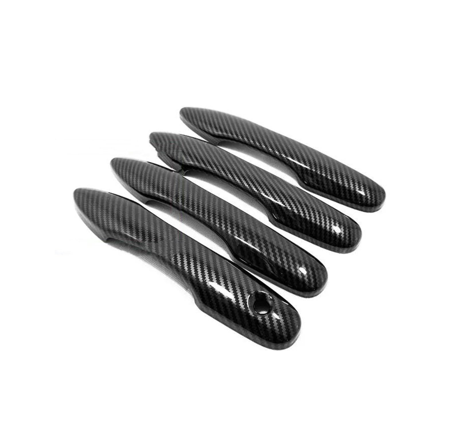 FIXCOR Door Handle Bowl Cap for Toyota for Corolla E210 2020 2019-2022 for Yaris for Cross for Hybrid 2020 2021 Accessories Car Door Pull Doorknob Catch(Carbon Fiber5)