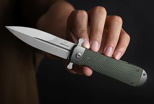 Miniatura 5 de GANZO Firebird Adimanti Samson-OR Cuchillo de bolsillo plegable afilado D2 hoja de acero ergonómico G10 mango antideslizante con clip, caza, pesca,