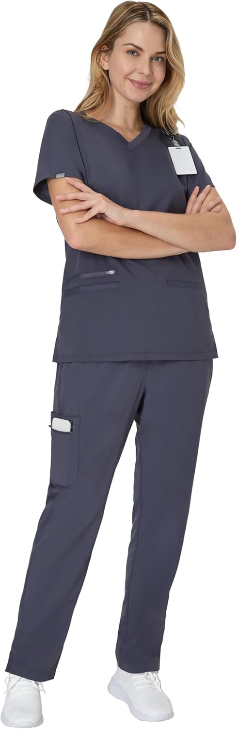 Hanes Womens Scrub Pants, Comfort Fit Healthcare Pants for Women, Moisture-Wicking Medical Scrubs - Image 5