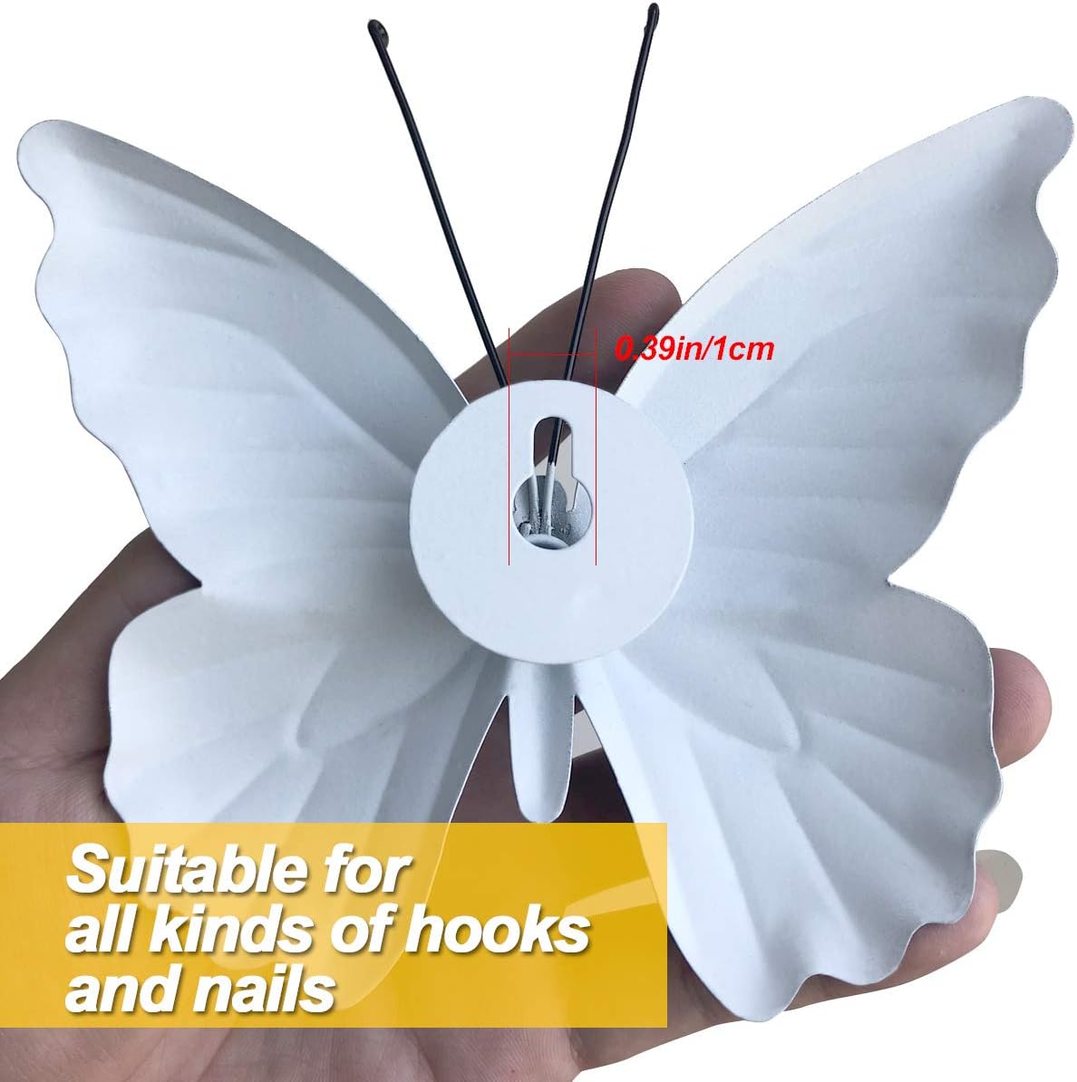 Download Buy Eoorau Metal Butterfly Wall Art 3d Butterflies Wall Decor Sculpture Hanging For Indoor And Outdoor Decoration Medium 3 Pack Online In Indonesia B08blbr7qc