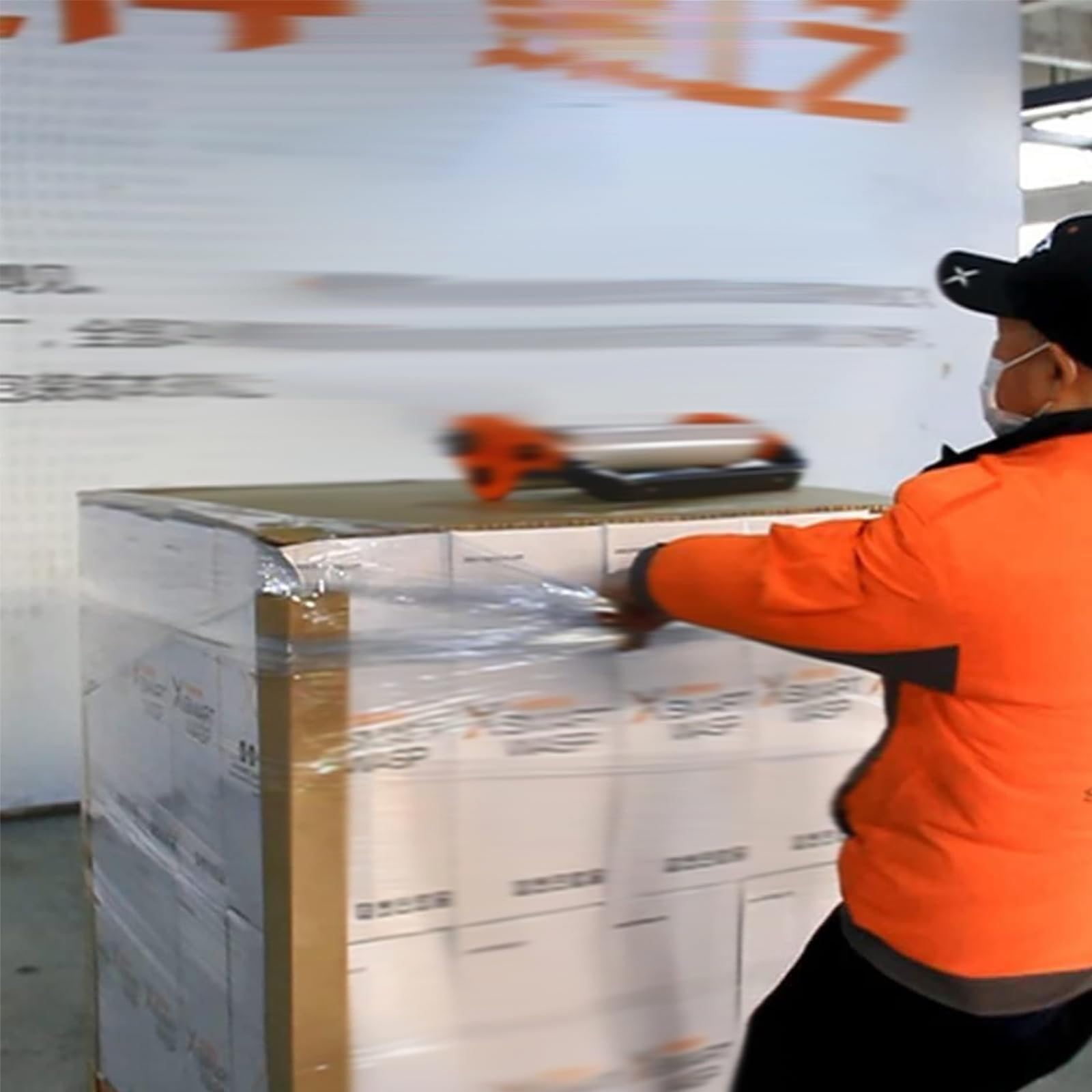 Distributore di film estensibile portatile, avvolgitrice manuale per imballaggi alimentari, negozio di frutta, supermercato - Avvolgitore di pellicola portatile