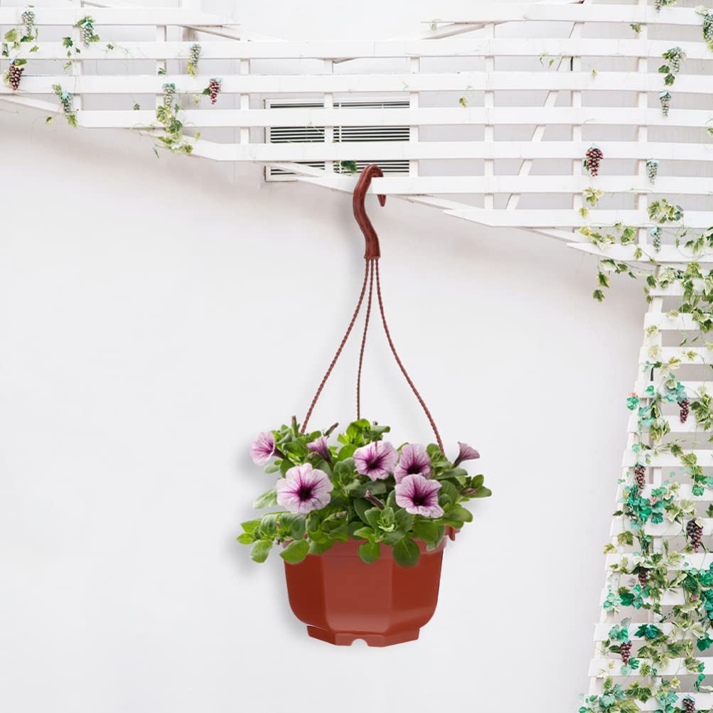 Cabilock 15 Stücke Hängeampel Kunststoff Hängetopf Für Pflanzen Blumenampel Blumentopf Hängend Blumenkorb Hängekorb Hängend Blumentöpfe Wand Für Innen Outdoor Garten Balkon