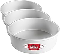Vista 59 de Fat Daddio's Moldes para pasteles redondos de aluminio anodizado, juego de 2 piezas, 9 x 3 pulgadas
