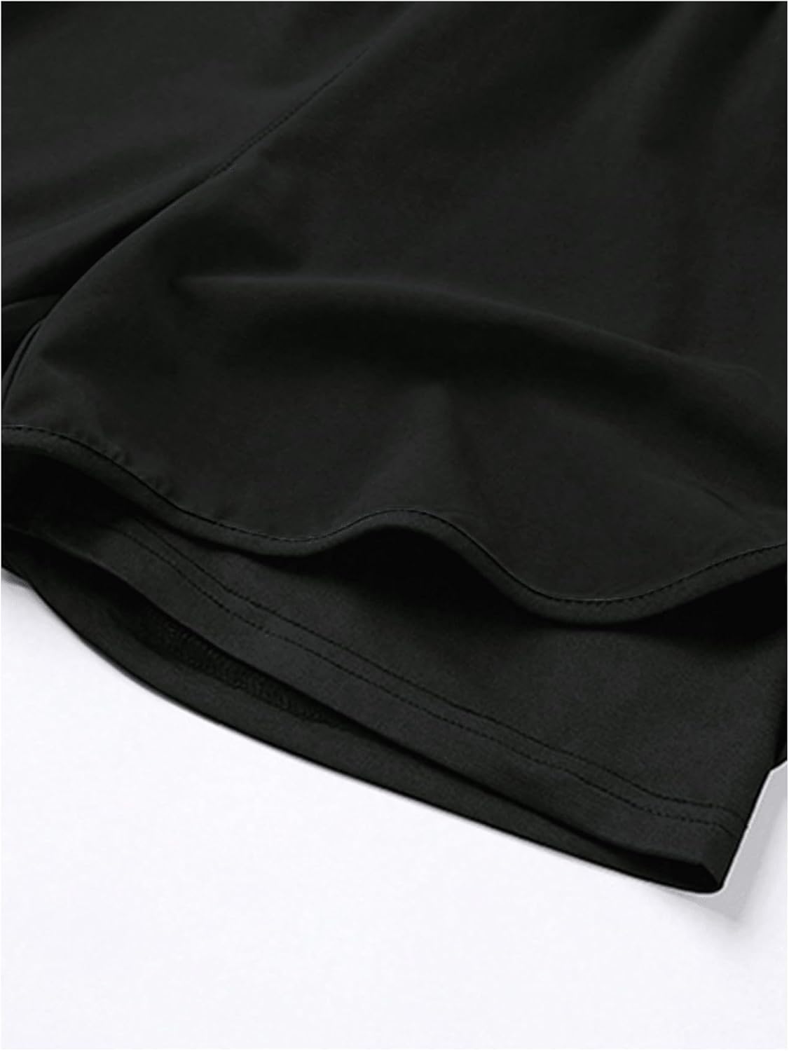 GORGLITTER Men's 2 in 1 Workout Shorts Quick Dry Athletic Running Gym Shorts with Zip Pockets - Image 5