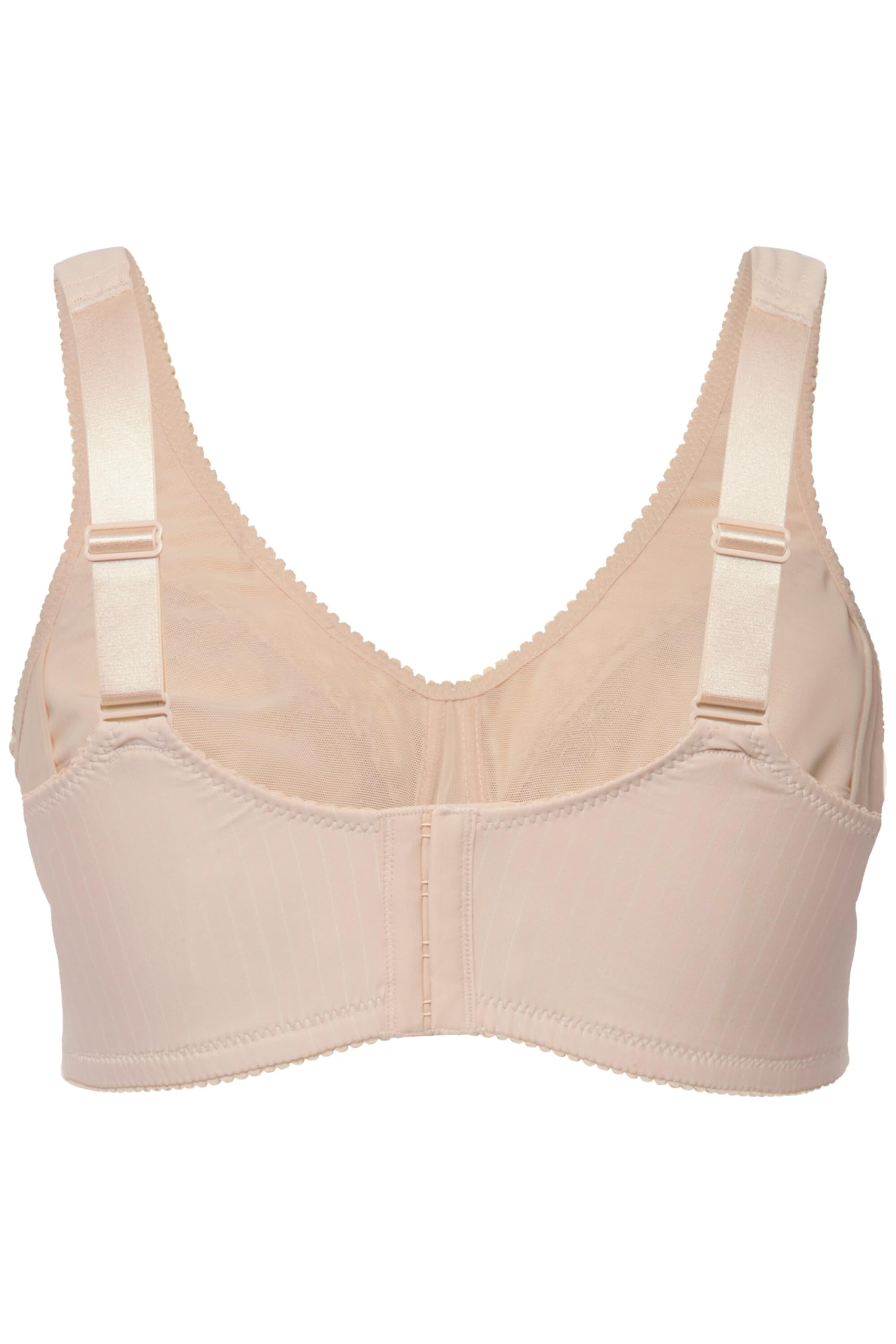 Ulla Popken Femme Grandes Tailles Soutien-Gorge de Maintien sans Armatures, Pendentif en Strass 658495