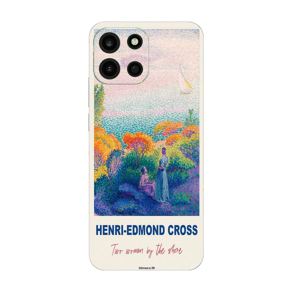 GADGETS WRAP Oneplus Nord 6 Skin Sticker | Printed Vinyl Mobile Skin | Scratch Resistant | Easy Apply | Henri Edmond Cross Two Women By The Shore Poster Multicolor GADGETS WRAP Oneplus Nord 6 Skin Sticker | Printed Vinyl Mobile Skin | Scratch Resistant | Easy Apply | Henri Edmond Cross Two Women By The Shore Poster Multicolor