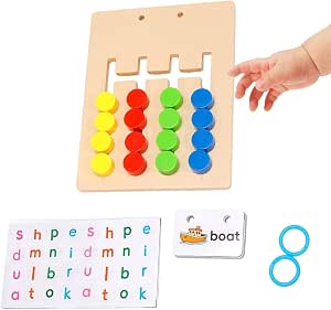 Wooden Educational 2 in 1 Interactive Spelling Games | Alphabet