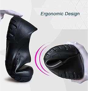 Amazon | [ZXTRYBHD] 男性用コックシューズ 黒 - 男性用厨房靴、ナース