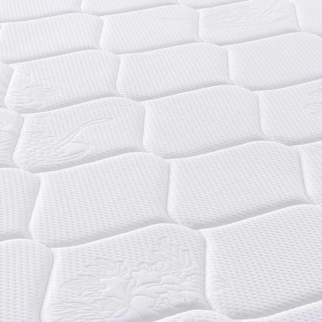 Colchón de muelles ensacados de resistencia media, 180 x 200 cm, con 7 zonas de descanso para alivio de presión y apoyo individual, funda extraíble y lavable, transpirable y duradero