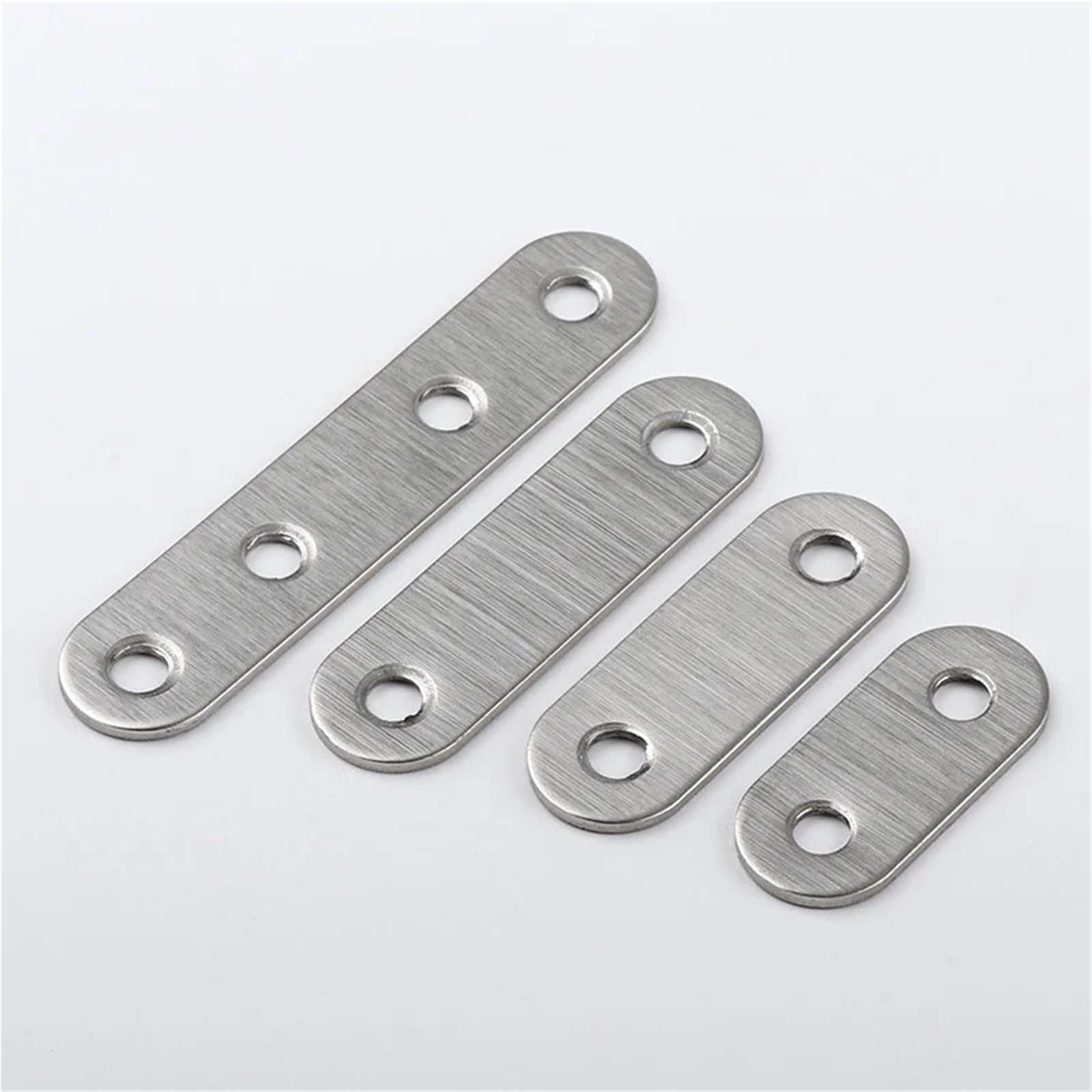 8 soportes rectos de acero inoxidable, esquina for fijación en el hogar Para Reparación(20 x 126 mm)
