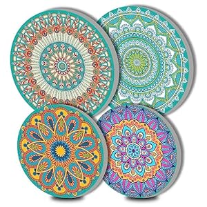 Walarky Mandala Kochfeldabdeckungen 4er Set