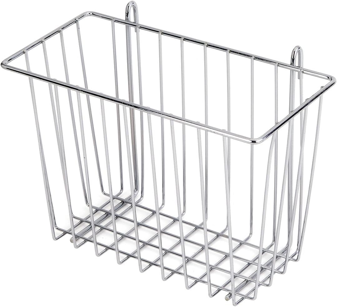 Doshisha KP-C1012X Luminous Universal Parts for All Pole Diameter Increased Storage Basket, Deep Type (W x D x H): 7.5 x 3.9 x 4.7 inches (19 x 10 x 12 cm)