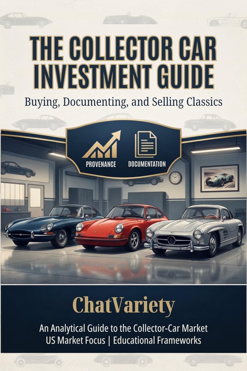 The Collector Car Investment Guide: Buying, Documenting, and Selling Classics (Classic Car Restoration Series Book 8)