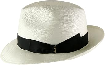 Borsalino Dolce Trilby Hat Size 62 Cm Black