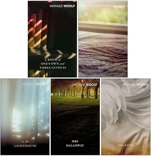 The Virginia Woolf 5 Books Collection Set (The Waves, To the Lighthouse, A Room of One's Own and Three Guineas, MRS Dalloway & Orlando)