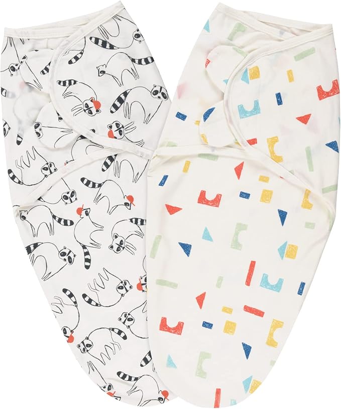 Vicloon Baby Swaddle Wraps, 2 pcs Baby Swaddle Blanket 03 Months, 100