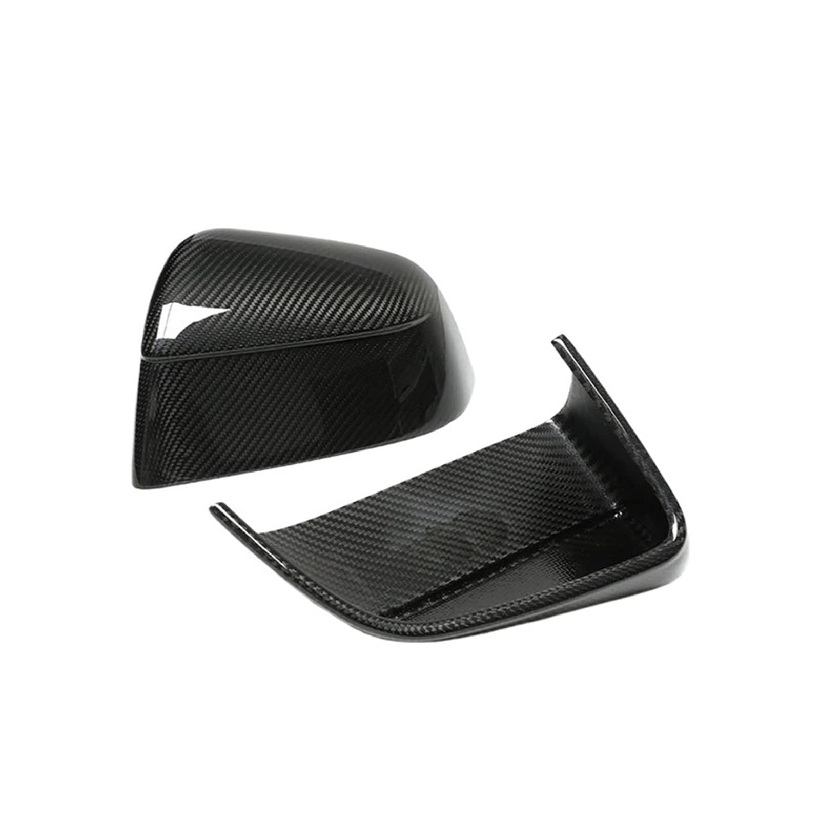 Coque de rétroviseur Tesla Model Y Juniper 2025 protection carbone sec - 7