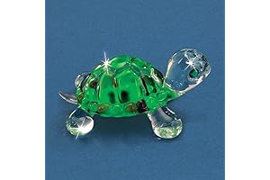 Glass Baron Miniature Glass Turtle Figurine