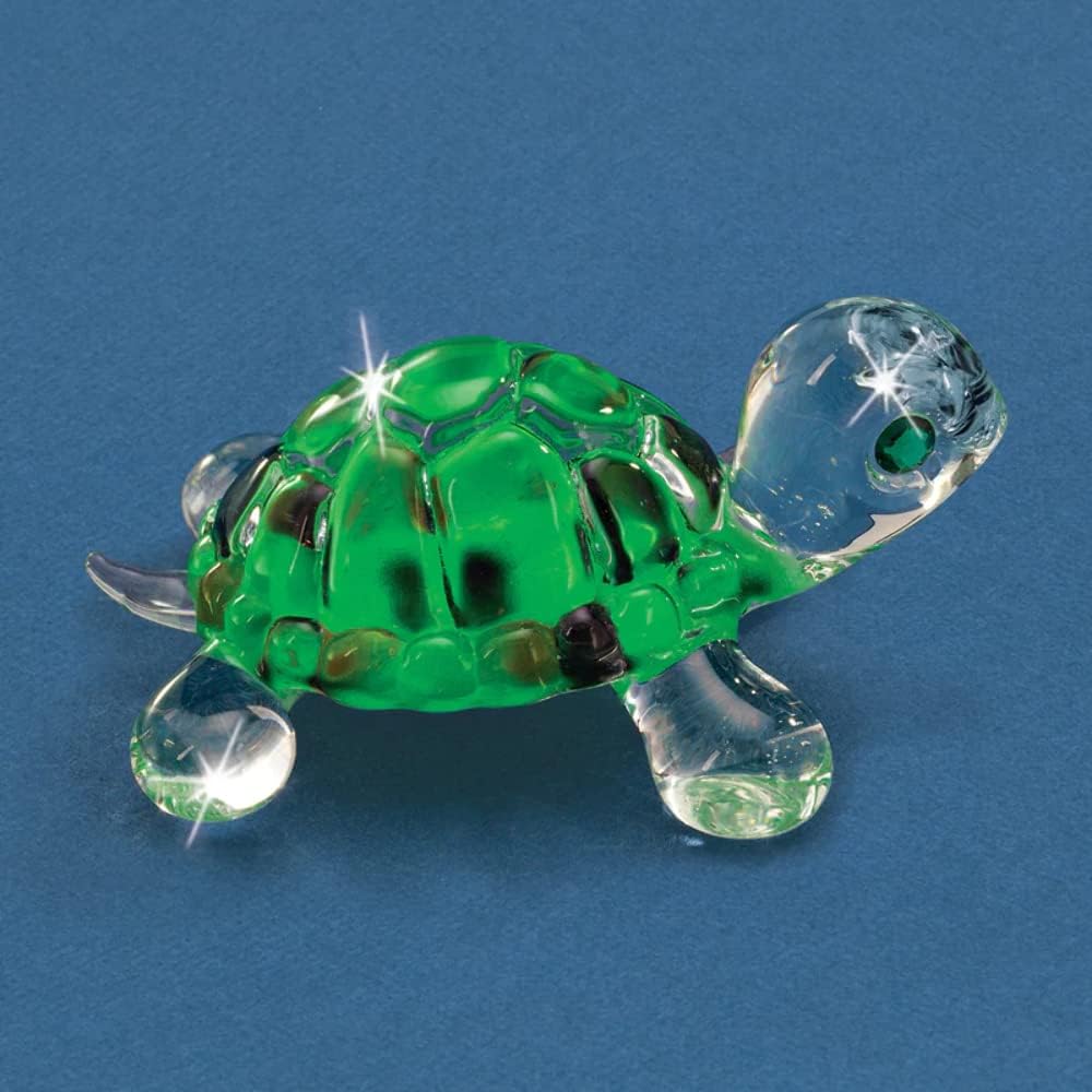 Glass Baron Figurine de tortue miniature en verre Amazon.ca Maison