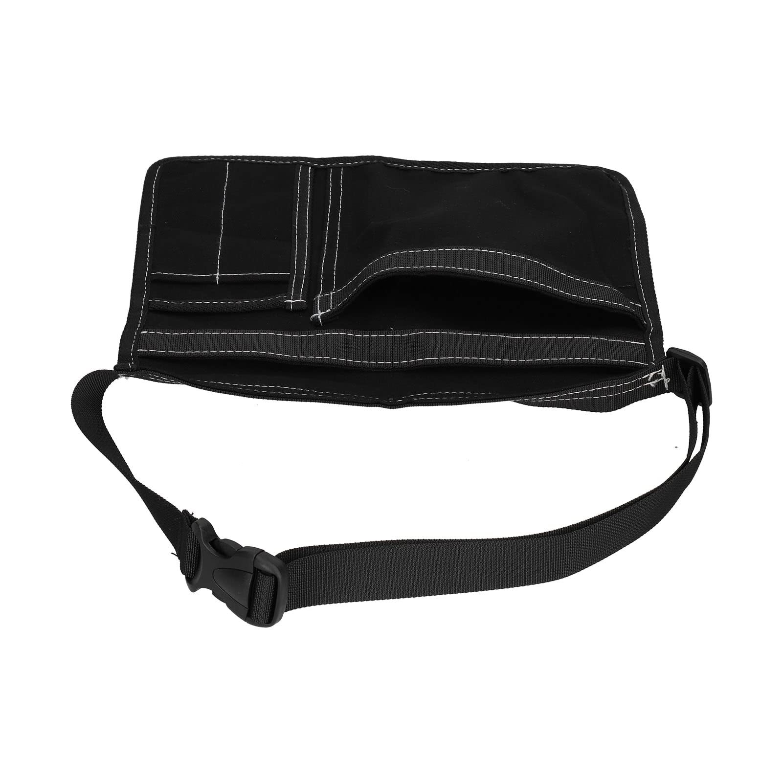 Cryfokt Black Tool Belt, Tool Waist Bag, Outdoor Portable Oxford Cloth Stable Tool Pouch For Garden Climbing (Black)