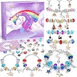 🎁[DIY Märchenhafter Schmuck] ZOOI Charms sind großartige Schmuckstücke für Ihre Clip-On-Charms, Baumel, Ohrringe, Armbänder und Halskettenanhänger. Enthält schöne Einhörner, Perlen, Meerjungfrau, Engelsflügel und den Weihnachtsmann. Alle Reize und bunten Perlen haben eine schöne Auswahl.