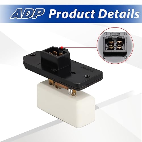 Miniatura 2 de ADP Resistencia del ventilador del motor del ventilador de HVAC compatible con vehículos Dodge y Jeep - Ram 1500, 2500, Grand Cherokee, Concorde -