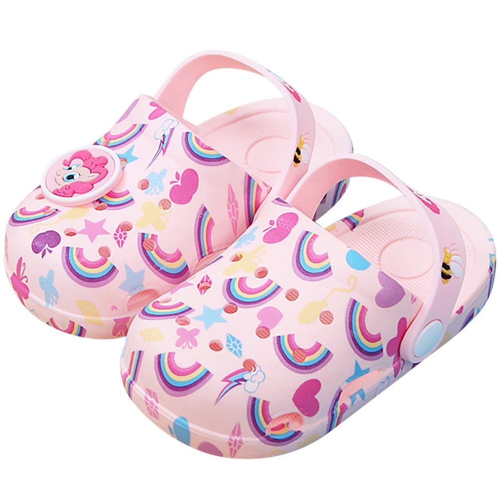 Kids Boys Girls Comfort Unicorn Sandals Lightweight Slip On Water Shoes  Pool Garden Clogs Cute Summer Beach Slippers for Toddler